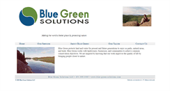 Desktop Screenshot of blue-green-solutions.com